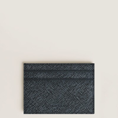 Porte-cartes Montblanc 5cc en cuir Sartorial
