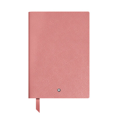 Carnet Montblanc moyen format en cuir sartorial, pages lignées