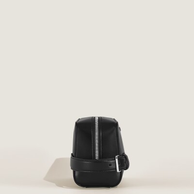 Trousse de toilette Montblanc en cuir Meisterstück noir