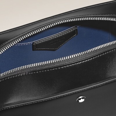 Trousse de toilette Montblanc en cuir Meisterstück noir