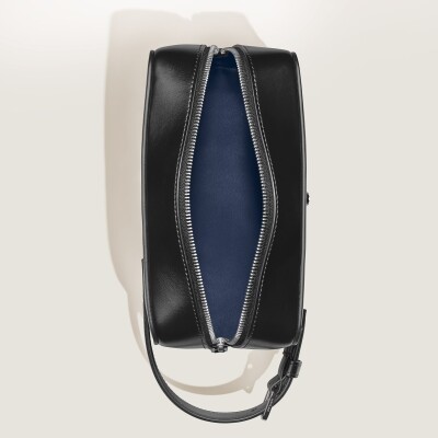 Trousse de toilette Montblanc en cuir Meisterstück noir