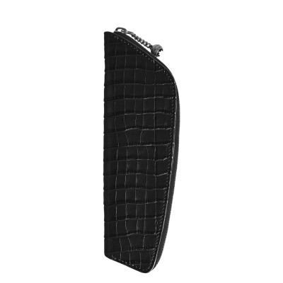Etui Montblanc pour 1 instrument d'écriture en cuir embossé croco