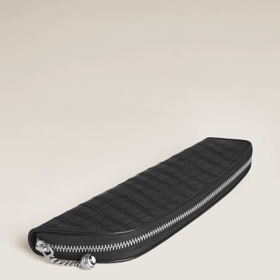 Etui Montblanc pour 1 instrument d'écriture en cuir embossé croco