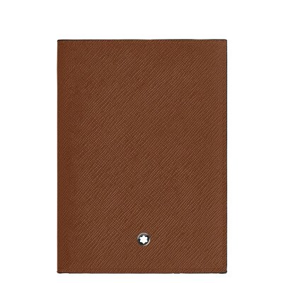 Porte-passeport Montblanc en cuir sartorial fauve