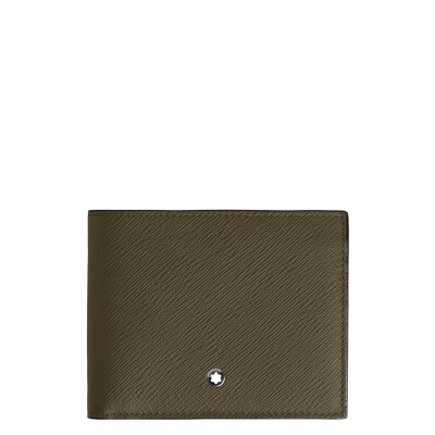 Portefeuille Montblanc 6CC en cuir sartorial