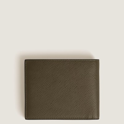 Portefeuille Montblanc 6CC en cuir sartorial
