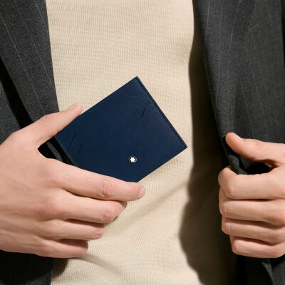 Porte-cartes 6CC en cuir Meisterstück