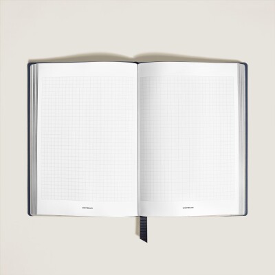 Carnet Montblanc, moyen format en cuir Sartorial, pages quadrillées