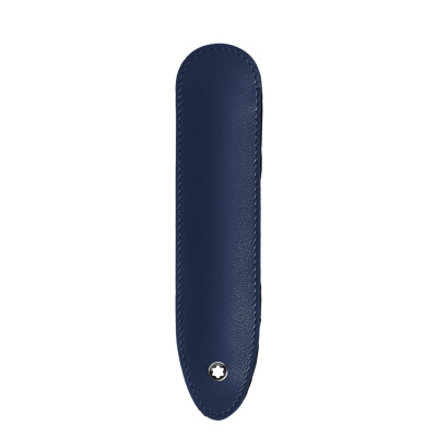 Etui fin Montblanc pour 1 instrument d'écriture en cuir Meisterstück