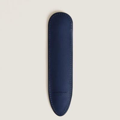 Etui fin Montblanc pour 1 instrument d'écriture en cuir Meisterstück