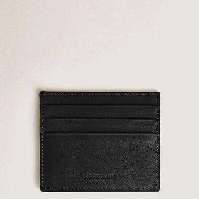 Porte-cartes 6CC Montblanc en cuir embossé croco
