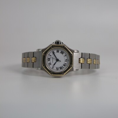 Montre Cartier Santos Ronde or jaune