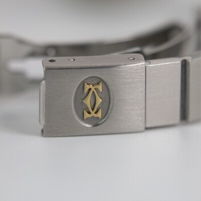 Montre Cartier Santos Ronde or jaune