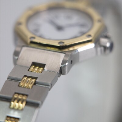 Montre Cartier Santos Ronde or jaune