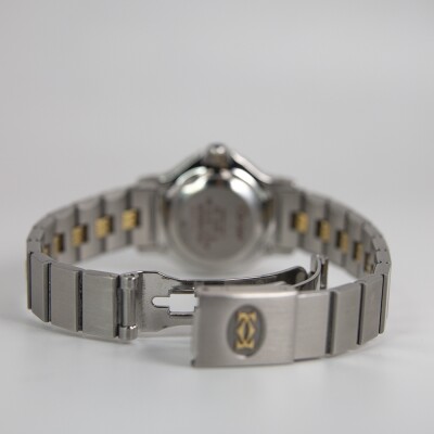 Montre Cartier Santos Ronde or jaune