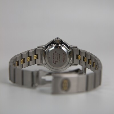 Montre Cartier Santos Ronde or jaune
