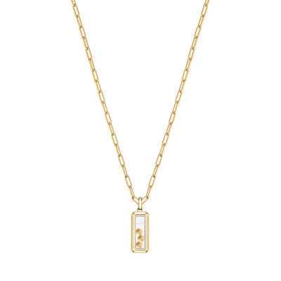 Pendentif Chopard Happy Diamonds en or jaune et diamants