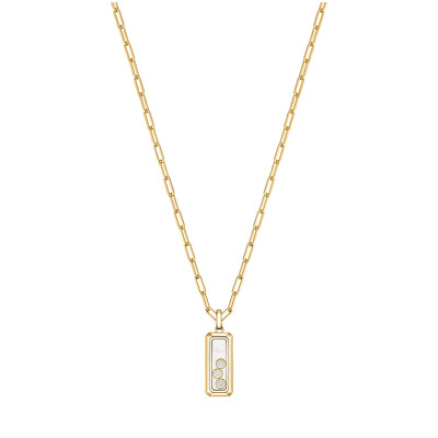 Pendentif Chopard Happy Diamonds en or jaune et diamants