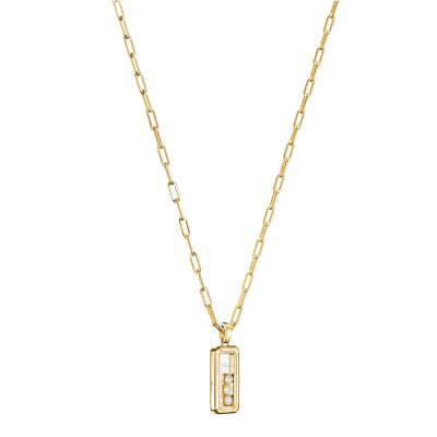 Pendentif Chopard Happy Diamonds en or jaune et diamants