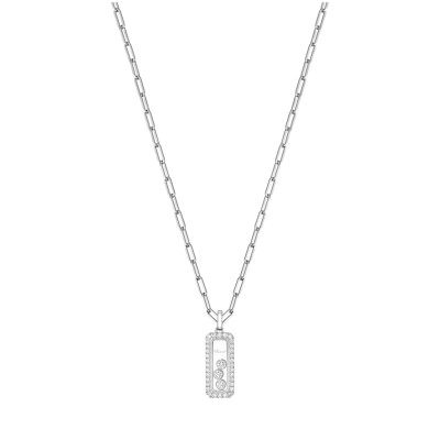 Pendentif Chopard Happy Diamonds en or blanc et diamants