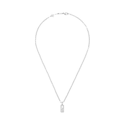 Pendentif Chopard Happy Diamonds en or blanc et diamants