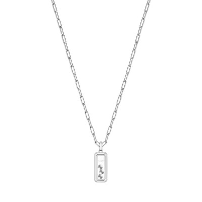 Pendentif Chopard Happy Diamonds en or blanc et diamants