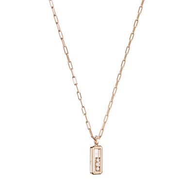 Pendentif Chopard Happy Diamonds en or rose et diamants