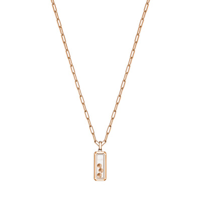 Pendentif Chopard Happy Diamonds en or rose et diamants