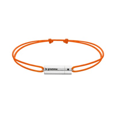 Bracelet le gramme cordon câble orange le 5g