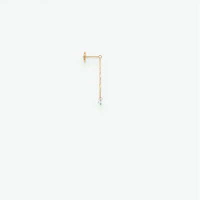 Monoboucle Vanrycke Skin Tattoo or rose et diamant