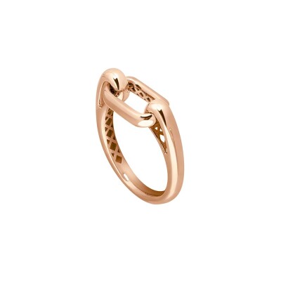 Bague Maglia PM or rose