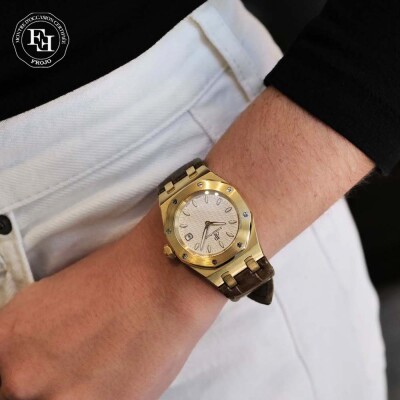 Montre Audemars Piguet Royal Oak Lady or jaune