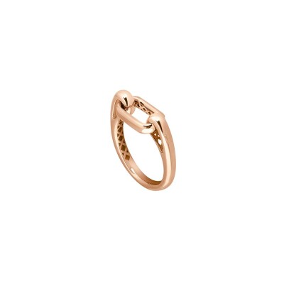 Bague Maglia PM or rose