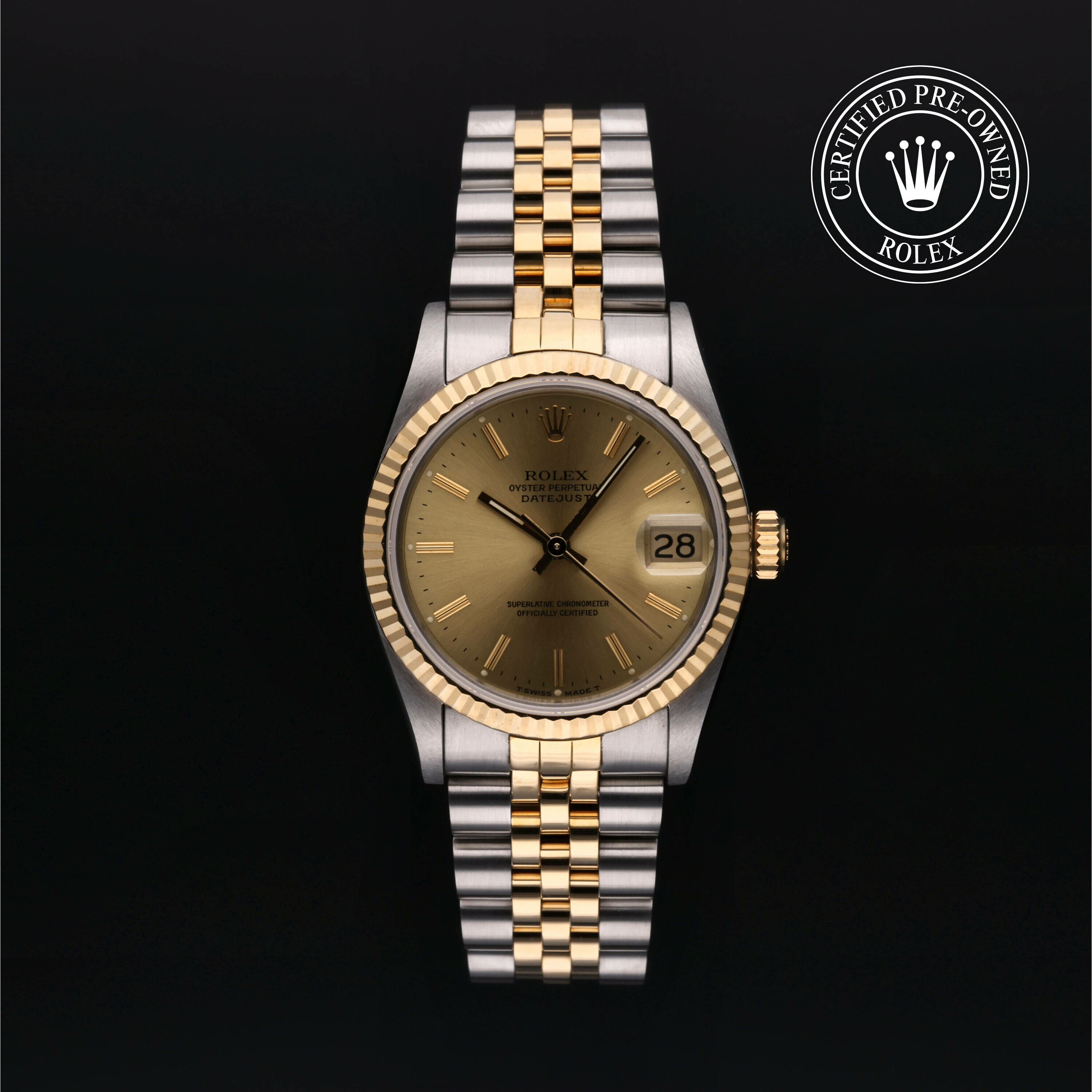 Rolex Datejust 31 en Rolesor 18 Carat Jaune  chez Frojo