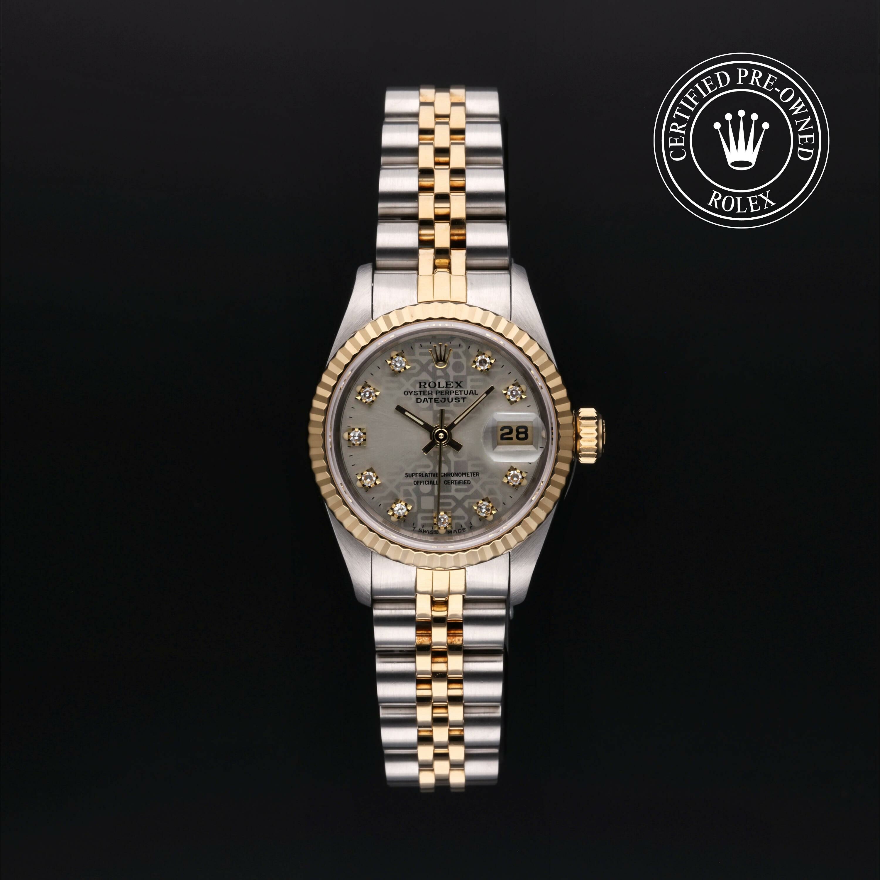 Rolex Lady-Datejust 26 en Rolesor 18 Carat Jaune M69173-0009 chez Frojo