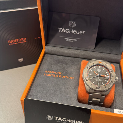 Montre TAG Heuer Aquaracer X Bamford Edition Limitéee