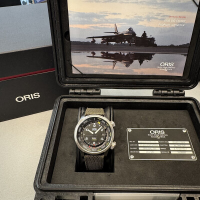 Montre Oris Big Crown propilot altimeter graduation en pieds