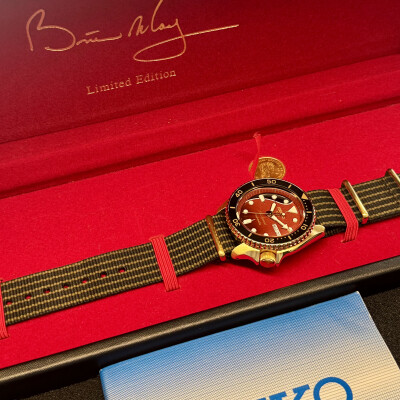 Montre Seiko 5 SRPH80K1 Edition limitée Brian May