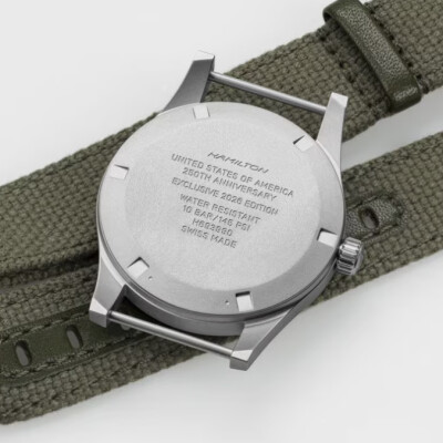 KHAKI FIELD MECHANICAL 36 MM 250ème anniversaire des États-Unis