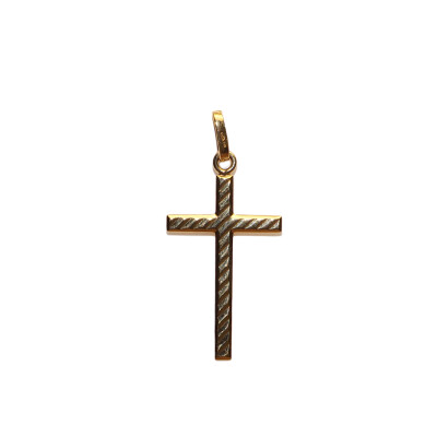 Pendentif Croix Or Jaune