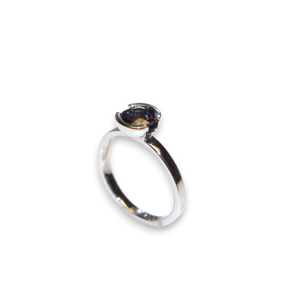 Bague Or Blanc, Iolite