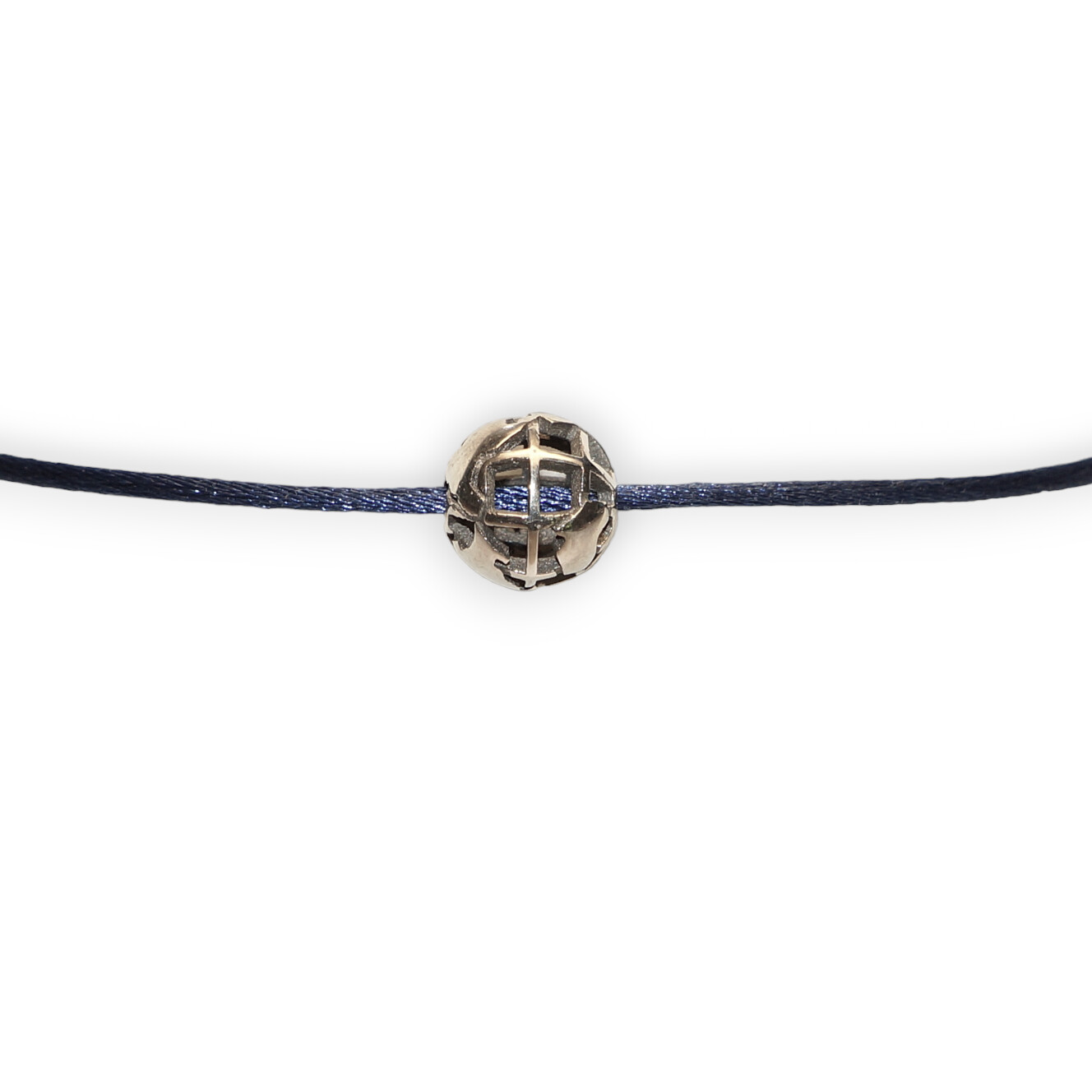 Bracelet Mappemonde- Globe, Argent