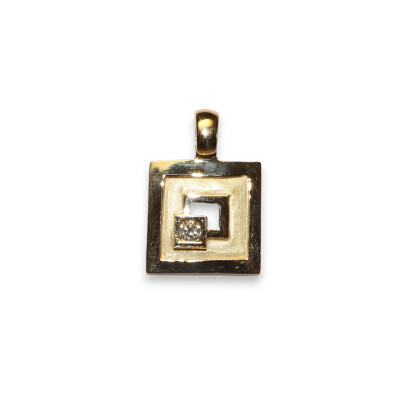 Pendentif Astrée Or Jaune, Diamants