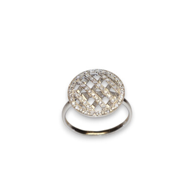 Bague Or Blanc, Diamants