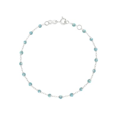 Bracelet Gigi Clozeau, Or Gris Résine Aqua taille 17cm