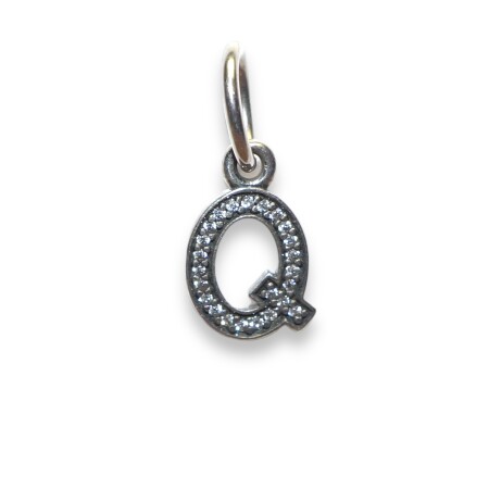 Charm Pandora, Pendant Lettre Q Oxydes de Zirconium