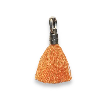 Charm Pandora, Pendant Pompon à frange Orange