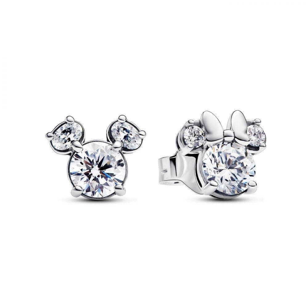 Clous d’Oreilles Disney Mickey et Minnie Scintillants