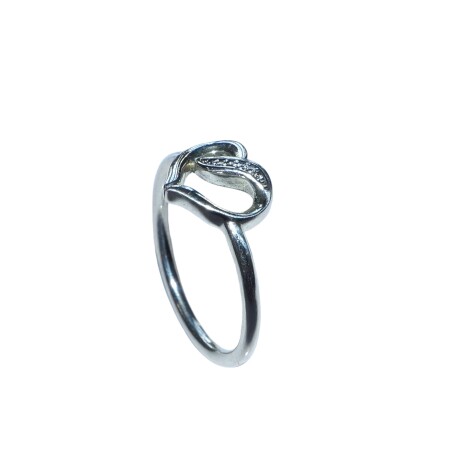 Bague Pandora Coeur Argent et Oxyde de Zirconium