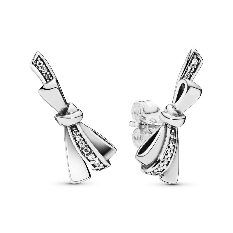 Boucles D’oreilles Pandora Noeuds, Argent